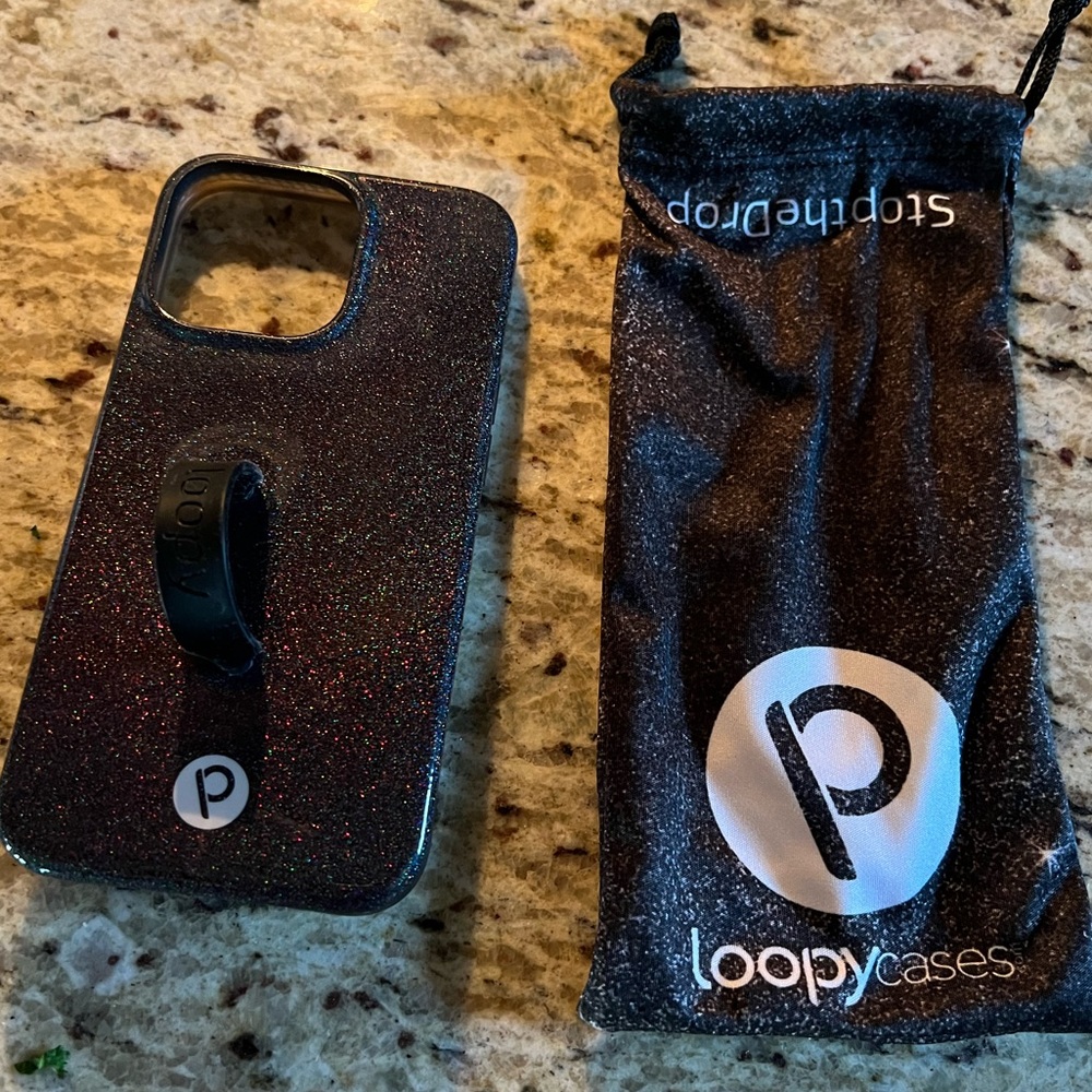 Loopy Case - Sparkle Black - iPhone 13 Pro